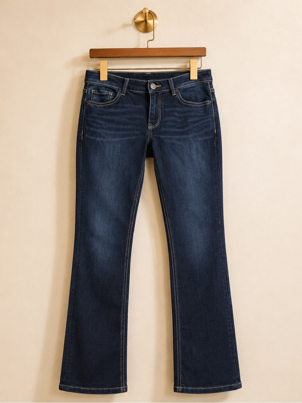 BKE Payton Sz 27 Universal fit mid rise ankle skinny dark wash 28 inch inseam